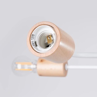 Suspension Zano, blanc, 6 lumières