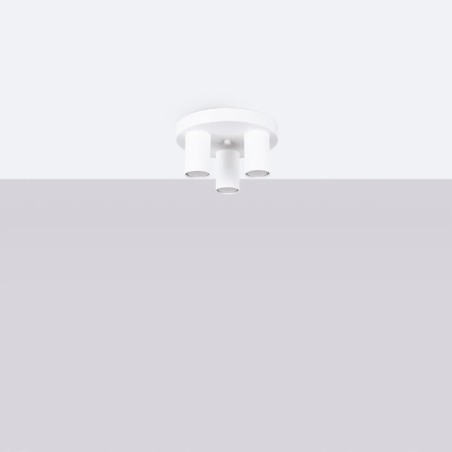 Plafonnier Vaza, blanc, 3 lumières