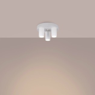 Plafonnier Vaza, blanc, 3 lumières