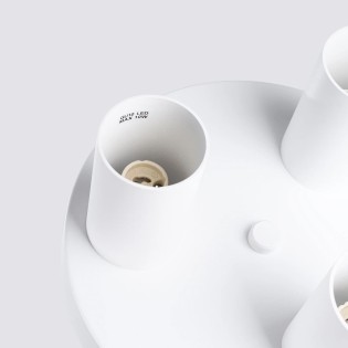 Plafonnier Vaza, blanc, 3 lumières