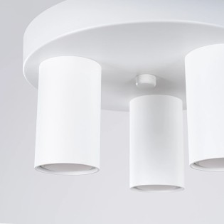 Plafonnier Vaza, blanc, 3 lumières