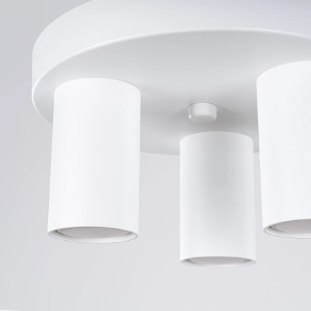 Plafonnier Vaza, blanc, 3 lumières