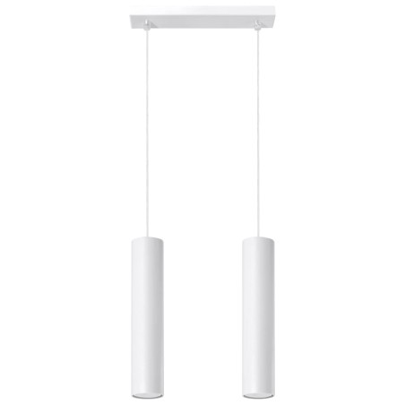 Suspension Vaza, blanc, 2 lumières