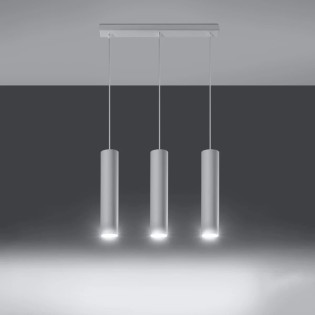 Suspension Vaza, blanc, 3 lumières