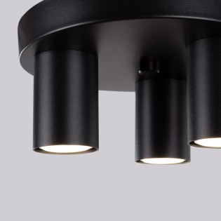 Plafonnier Vaza, noir, 3 lumières