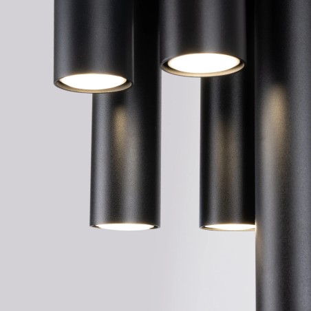 Plafonnier Vaza, noir, 5 lumières