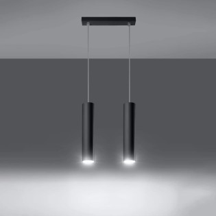 Suspension Vaza, blanc, 2 lumières