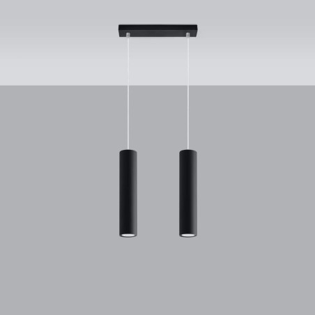 Suspension Vaza, blanc, 2 lumières