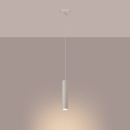 Suspension Vaza, beige, 1 lumière