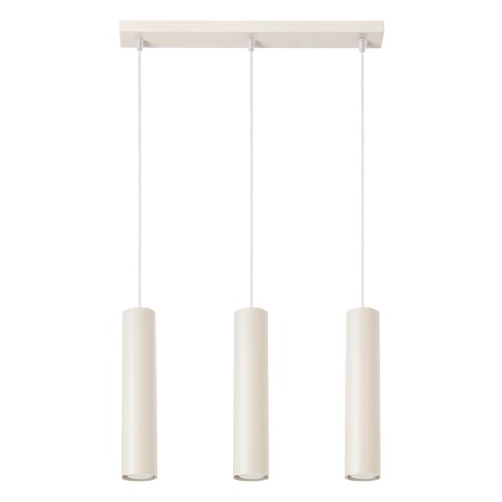 Suspension Vaza, beige, 3 lumières