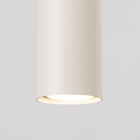 Suspension Vaza, beige, 3 lumières, pavillon rond