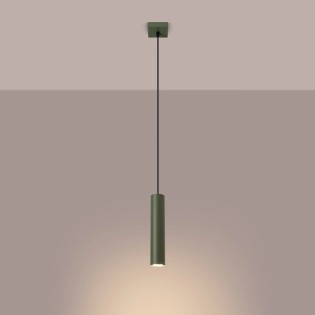 Suspension Vaza, vert olive, 1 lumière