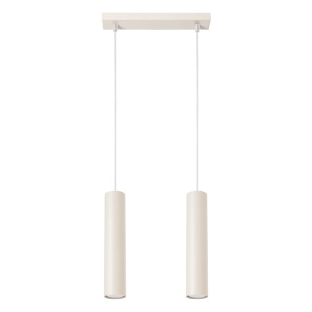 Suspension Vaza, beige, 2 lumières