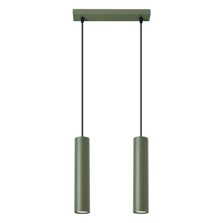 Suspension Vaza, vert olive , 2 lumières