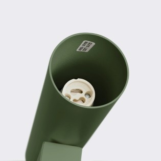 Applique murale Vaza, vert olive, 2 lumières