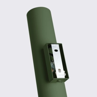 Applique murale Vaza, vert olive, 2 lumières