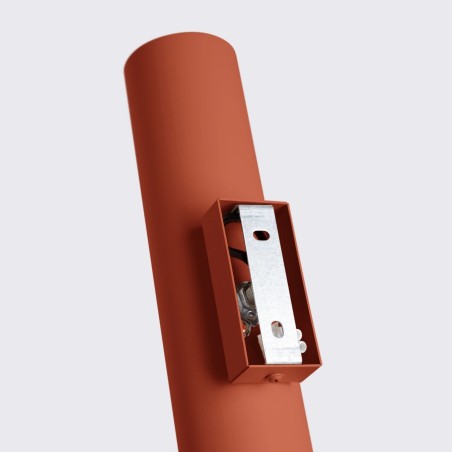 Applique murale Vaza, rouge, 2 lumières