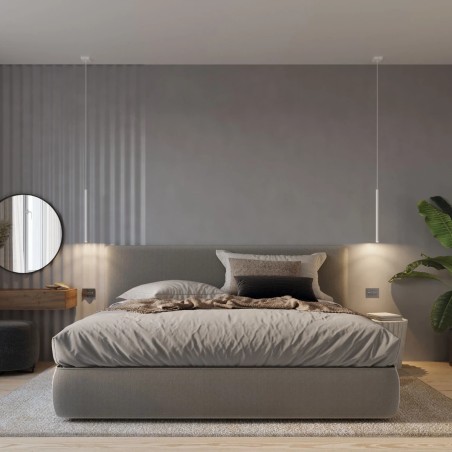 Suspension Vacu, blanc, 1 lumière