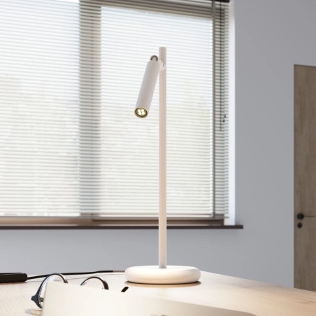Lampe de table Vacu, blanc
