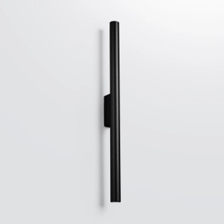 Applique murale Vacu, noir, 2 lumières