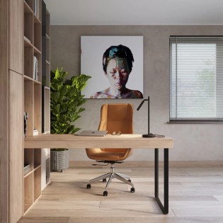 Lampe de table Vacu, noir