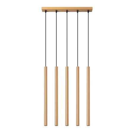 Suspension Vacu, doré, 5 lumières