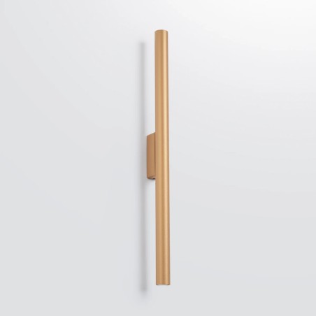 Applique murale Vacu, doré, 2 lumières