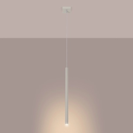 Suspension Vacu, beige, 1 lumière