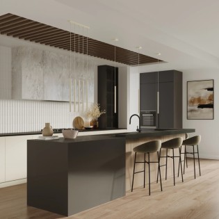 Suspension Vacu, beige, 1 lumière