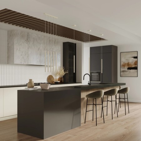 Suspension Vacu, beige, 1 lumière