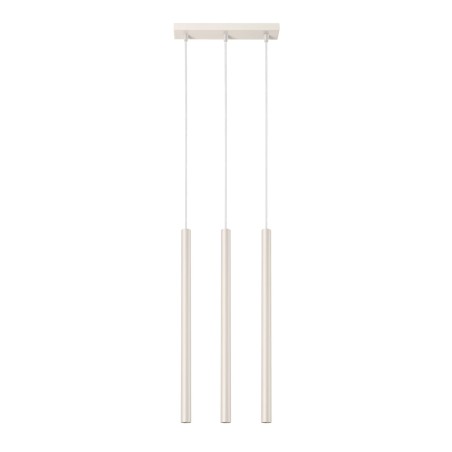 Suspension Vacu, beige, 3 lumières