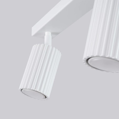 Spot mural Moto, blanc, 2 lumières