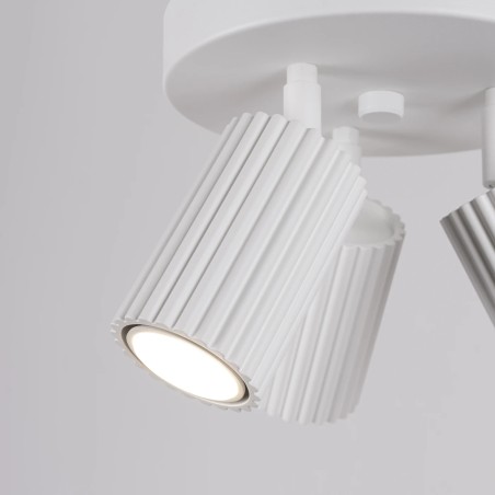 Plafonnier Moto, blanc, 3 lumières