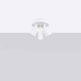 Plafonnier Moto, blanc, 3...