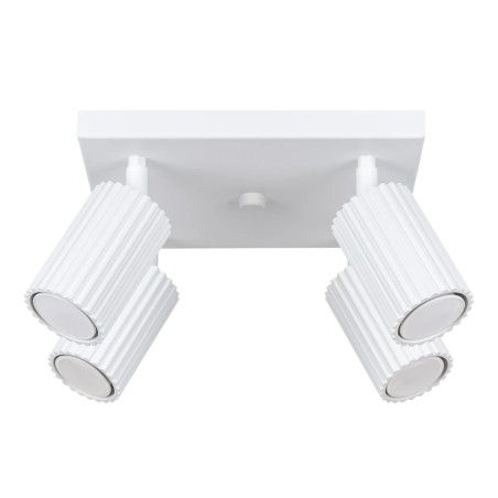 Plafonnier Moto, blanc, 4 lumières