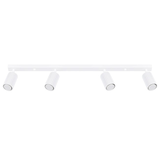 Spot mural Moto, blanc, 4 lumières