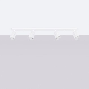 Spot mural Moto, blanc, 4...