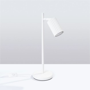 Lampe de table Moto, blanc