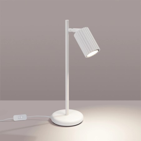 Lampe de table Moto, blanc