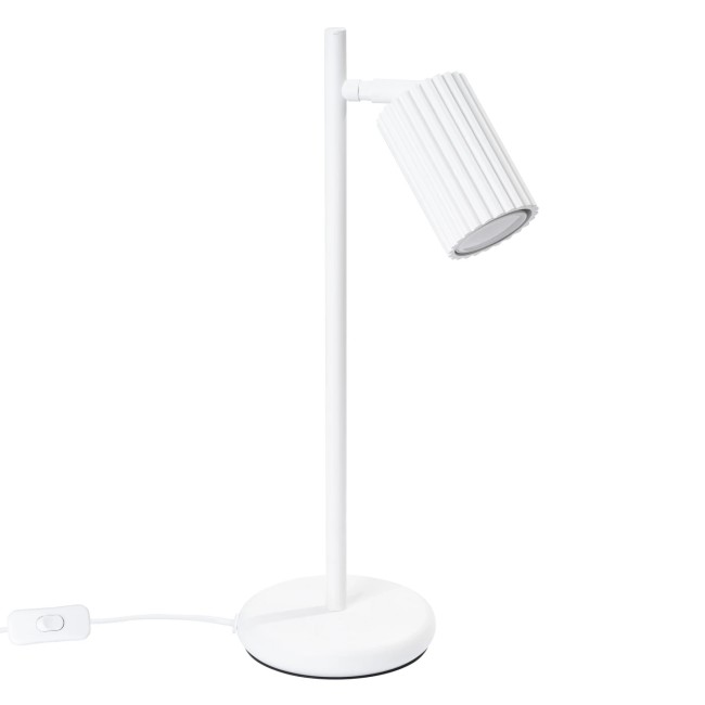 Lampe de table Moto, blanc