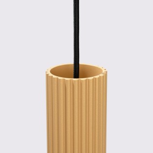 Suspension Moto doré, 1 source lumineuse