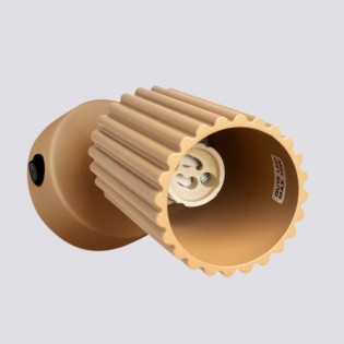 Applique murale Moto, doré avec interrupteur