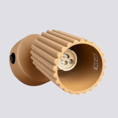 Applique murale Moto, doré avec interrupteur