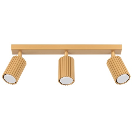 Spot mural Moto, doré, 3 lumières