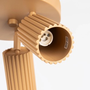 Plafonnier Moto, doré, 3 lumières