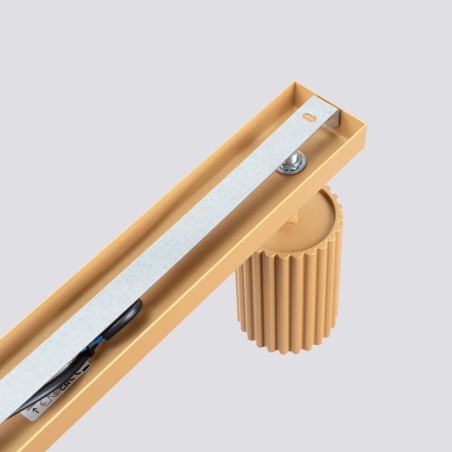 Spot mural Moto, doré, 4 lumières