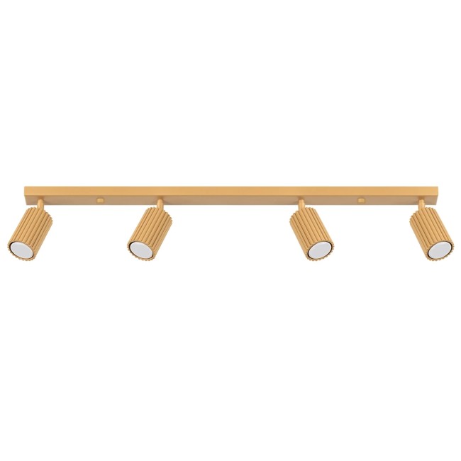 Spot mural Moto, doré, 4 lumières