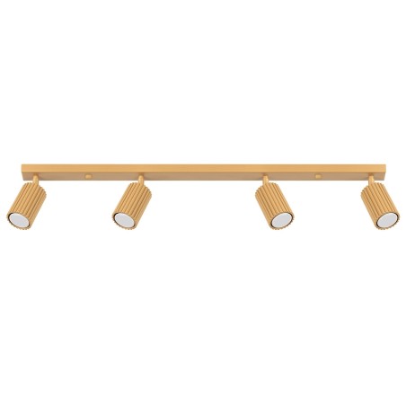 Spot mural Moto, doré, 4 lumières