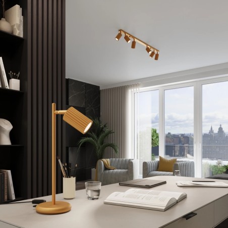 Lampe de table Moto, doré