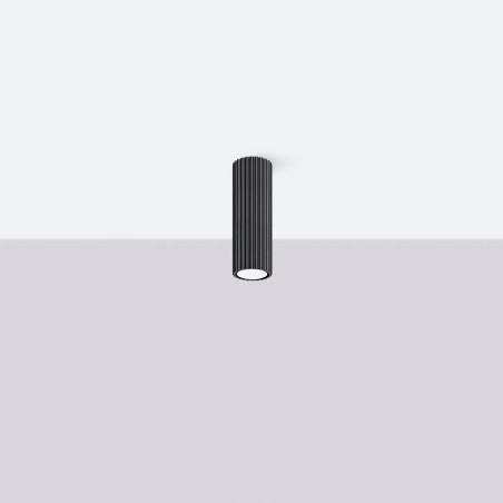 Spot en saillie Moto noir 20